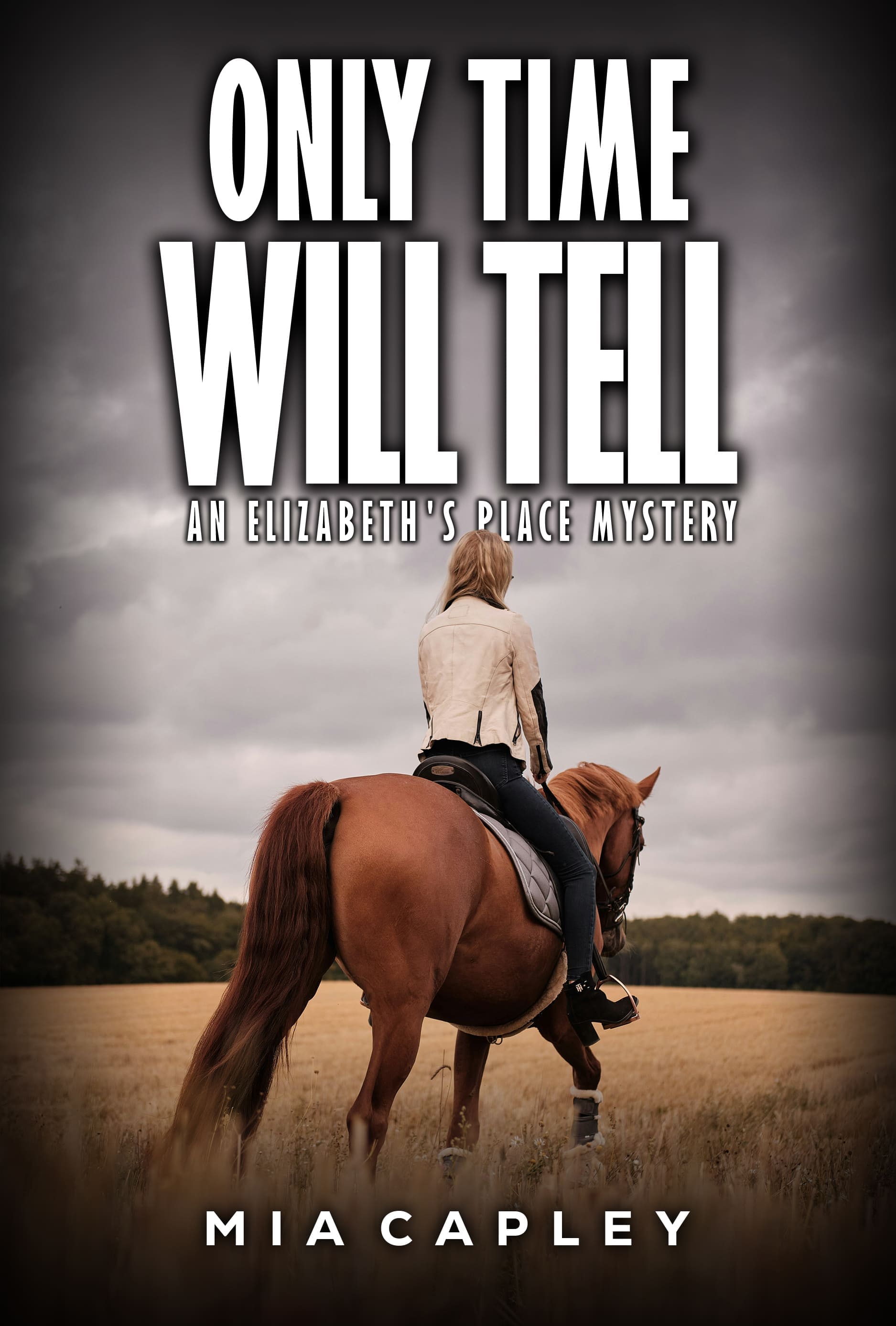 Cover of Only Time Will Tell: An Elizabethan Peace Mystery featuring intricate design with a mysterious aura